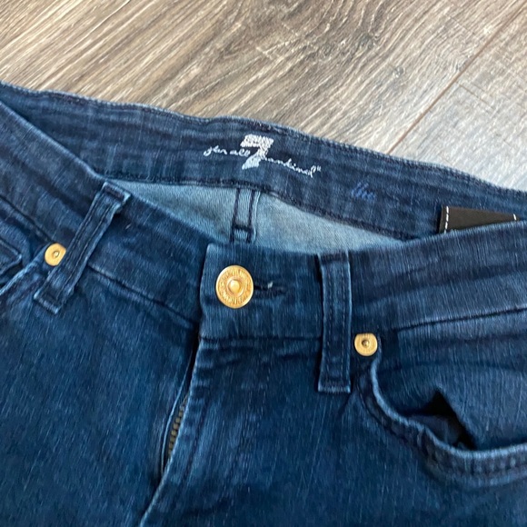 7 for all ManKind blue jeans size 24 - Picture 6 of 6